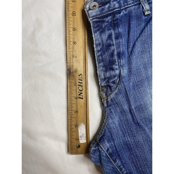 PAPER DENIM & CLOTH Jeans Button Fly Bootcut Distressed High Waist USA Womens 30 - Picture 6 of 11